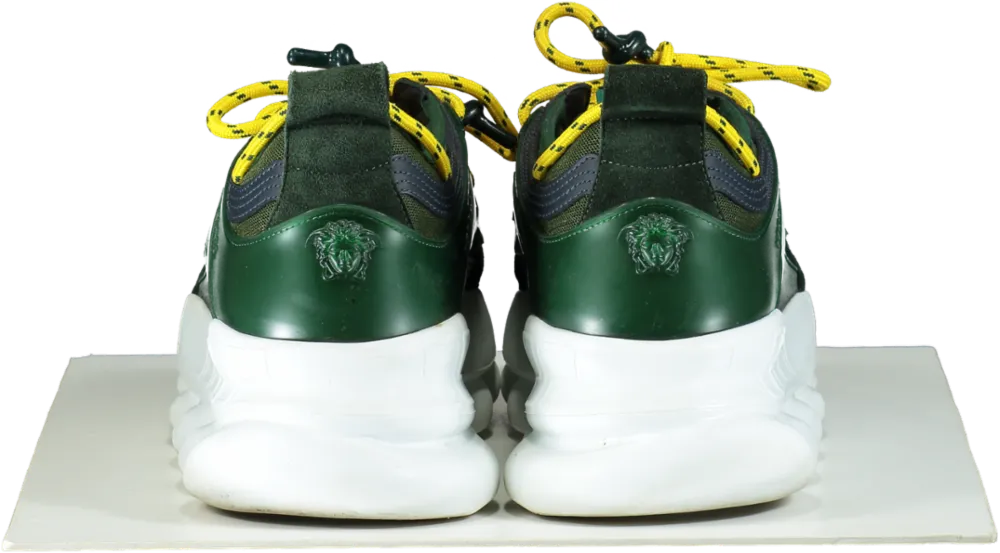 Versace Green Chain Reaction Sneakers UK 9 EU 43