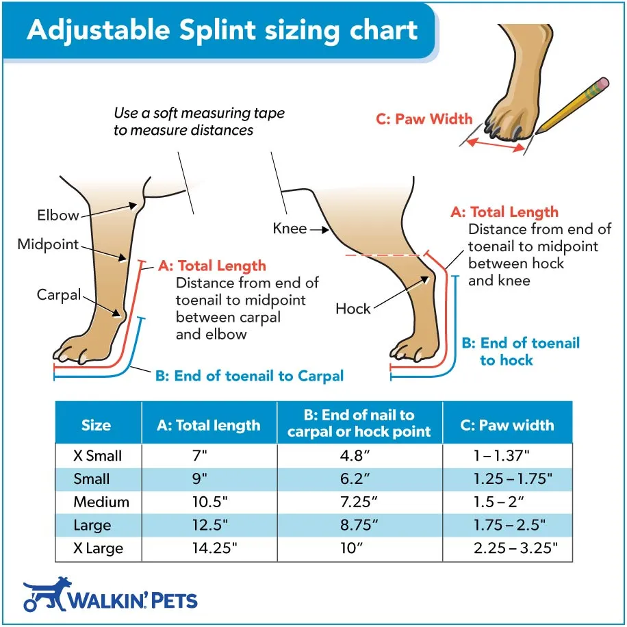 Walkin’ Wheels - Adjustable Splint