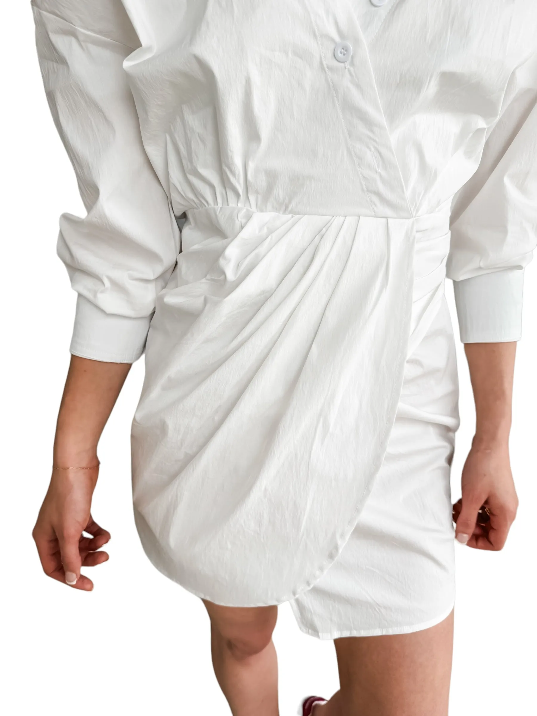 Weslie White Shirt Dress