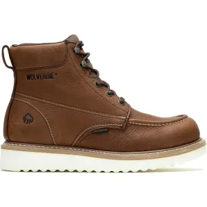 Wolverine Men's Loader 6" Soft Toe WP Wedge Work Boot - Cafe - W10841